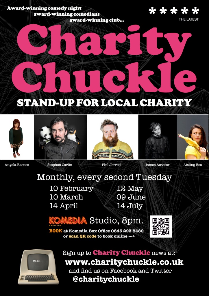2015 Feb-Jul Charity Chuckle poster